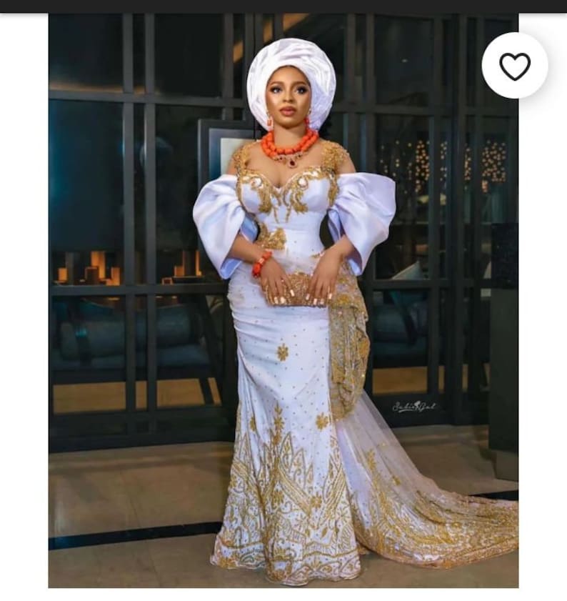 African Wears, George Style, Bridal Wear, African Classy Gown ...