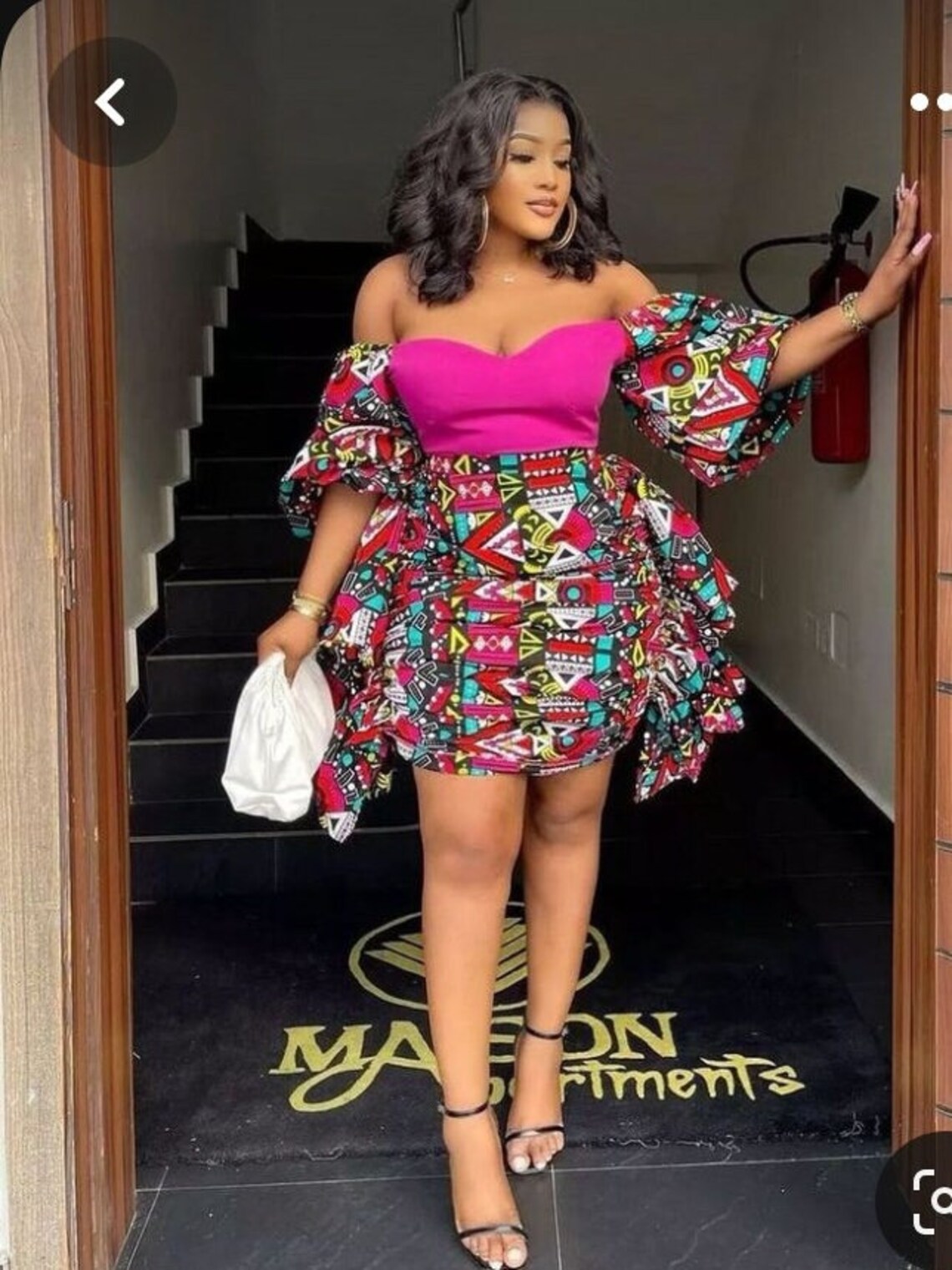 Short Ankara Dress,classy Ankara Outfit,ankara Short Gown,ankara Wears ...