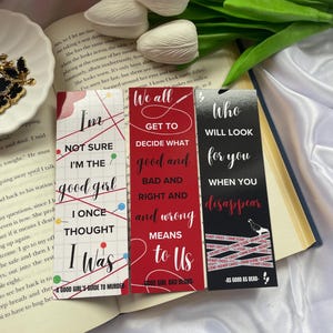 Good Girl's Guide to Murder Bladwijzers - A Good Girl's Guide to Murder |Mystery Bookmarks |BookTok |BookTok Bookmarks| Herfstboekencollectie