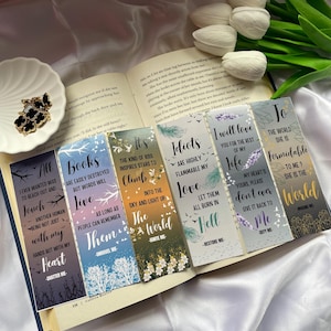 Shatter Me Series Bookmarks - Shatter Me | Ignite Me | Tahereh Mafi Bookmarks | BookTok | BookTok Bookmarks | Autumn Book Collection