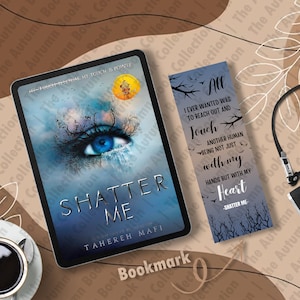 Shatter Me Series Bookmarks Shatter Me Ignite Me Tahereh - Etsy UK