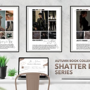 Shatter Me Series Posters - Aron Warner Poster | Kenji Kishimoto | Juliette Ferraras | BookTok | Shatter Me Merch | Herbstbuch-Kollektion