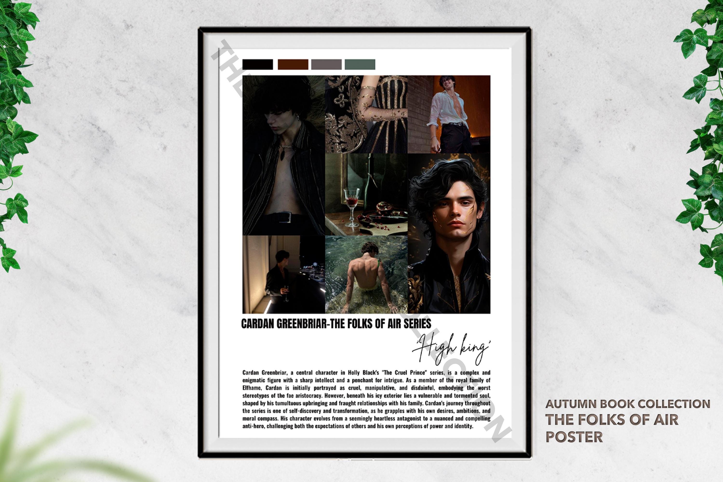 The Folk of the Air Posters - the Cruel Prince Posters | Cardan Greenbriar  Poster | Jude Duarte Poster | Holly Black |folk of the Air Poster - Etsy