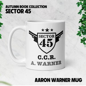 Aaron Warner White Mug | Sector 45 | Shatter Me Series Mug | Booktok | Aaron Warner Merch | Autumn Book Collection