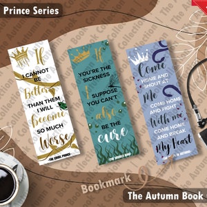 The Folk Of The Air Series - The Cruel Prince Bookmarks | Holly Black Bookmarks | BookTok | BookTok Bookmarks | Autumn Book Collection