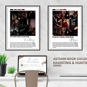 Pósteres de Adeline, la inquietante y perseguida - Merchandising de Zade Meadows / Póster de Adeline Reiley / Arte mural de romance oscuro / Pósteres de Booktok / Romance oscuro
