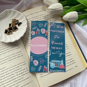 The Love Hypothesis Bookmarks - Ali Hazelwood Bookmarks | BookTok |Romance Bookmark | BookTok Bookmarks | Book Lover| Autumn Book Collection