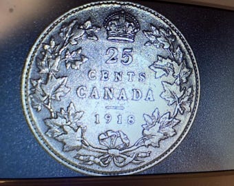 カナダ 1916年 ジョージ5世 銀貨 カナダ ラージセント硬貨 ジョージ5世 1916年 - Etsy 日本