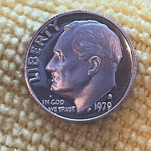 1979 S Roosevelt Dime Proof. San Francisco Mint, Collectible Coin