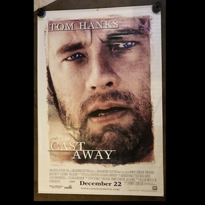 Cast Away Tom Hanks Movie Theater Promo Vinyl Banner (5&#39; x 7.5&#39;)