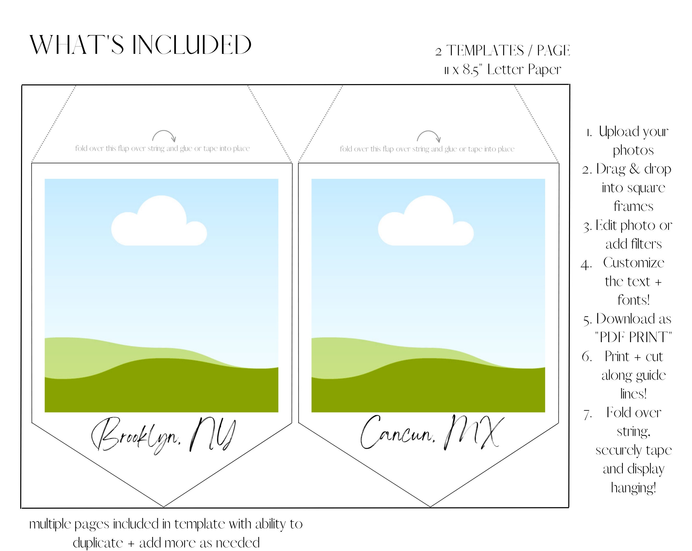 Personalized Photo Banner Custom Photo Banner Pennant Etsy