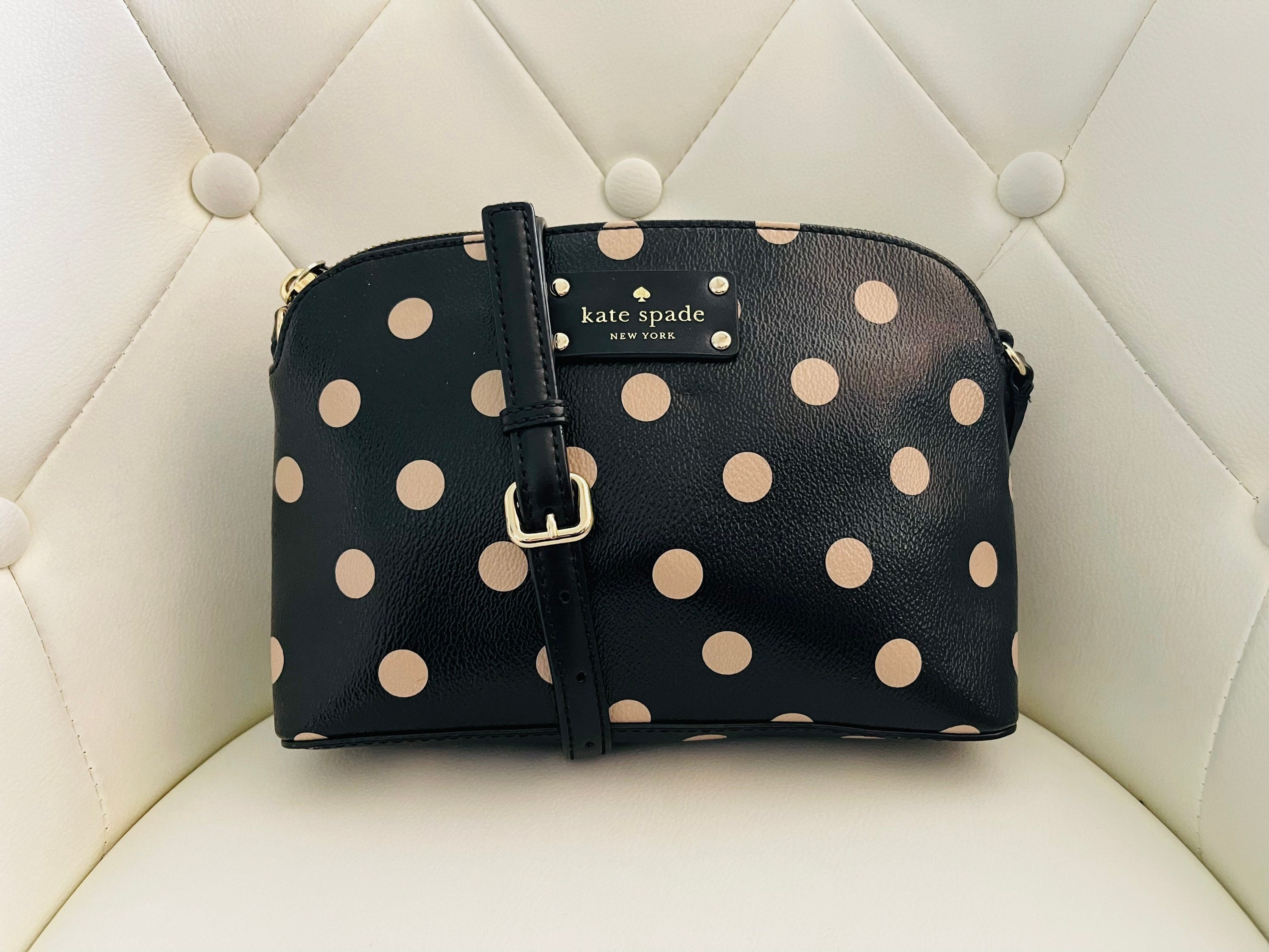 Kate Spade Wellesley Hanna Leather Handbag Shoulder Bag Crossbody