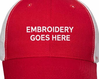 VALUE Custom Embroidered Trucker Hat – Business Logo Twill Snapback Cap