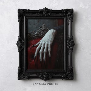 Vampire Hand | Nosferatu | Dracula | Gothic Vampire Horror Wall Art | Vampiric Wall Art Decor | | Dark Aesthetic | 300 DPI Printable | 032