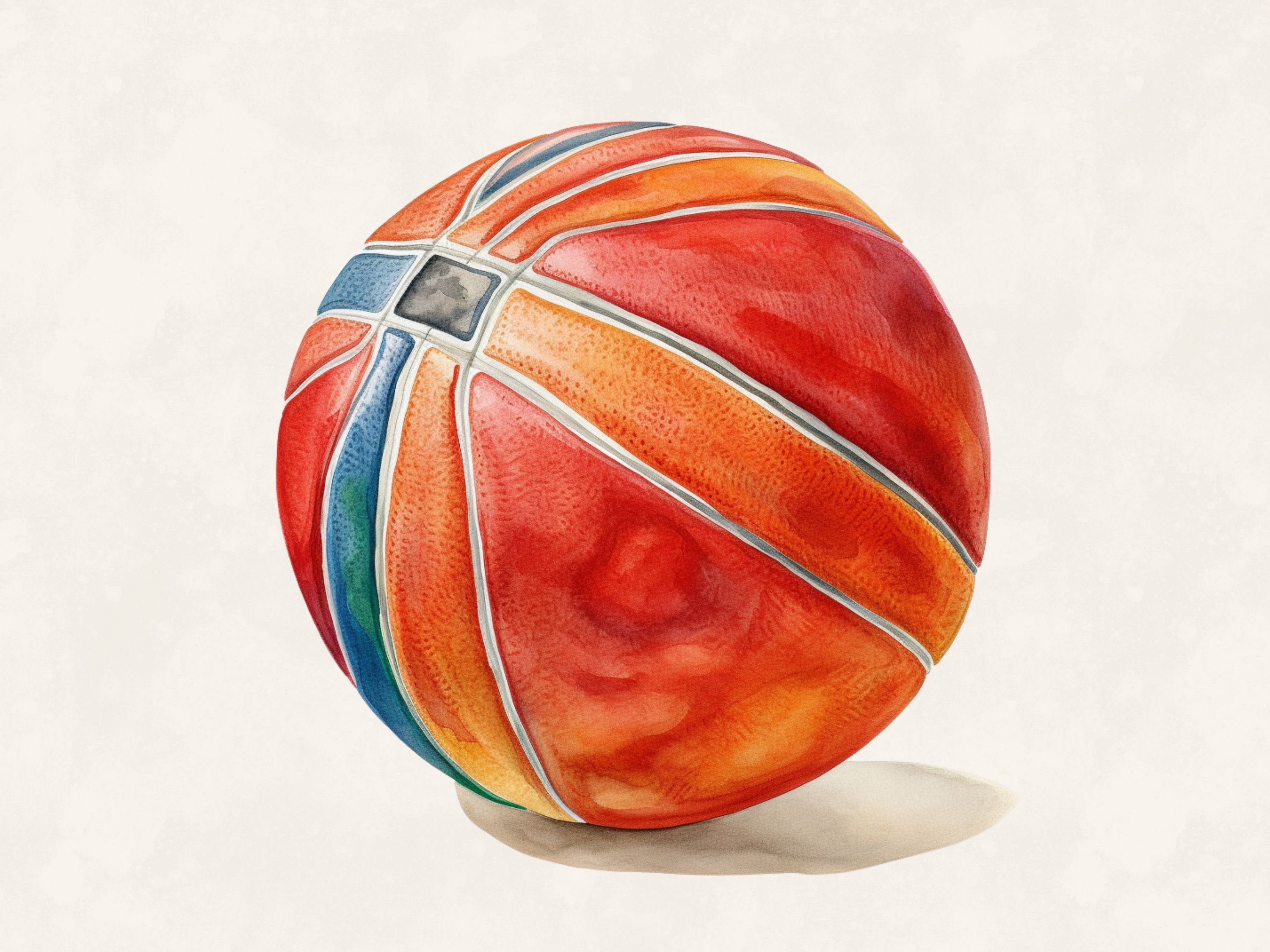 American Basketball Clipart Bundle Commercial Use Watercolor Sports ...