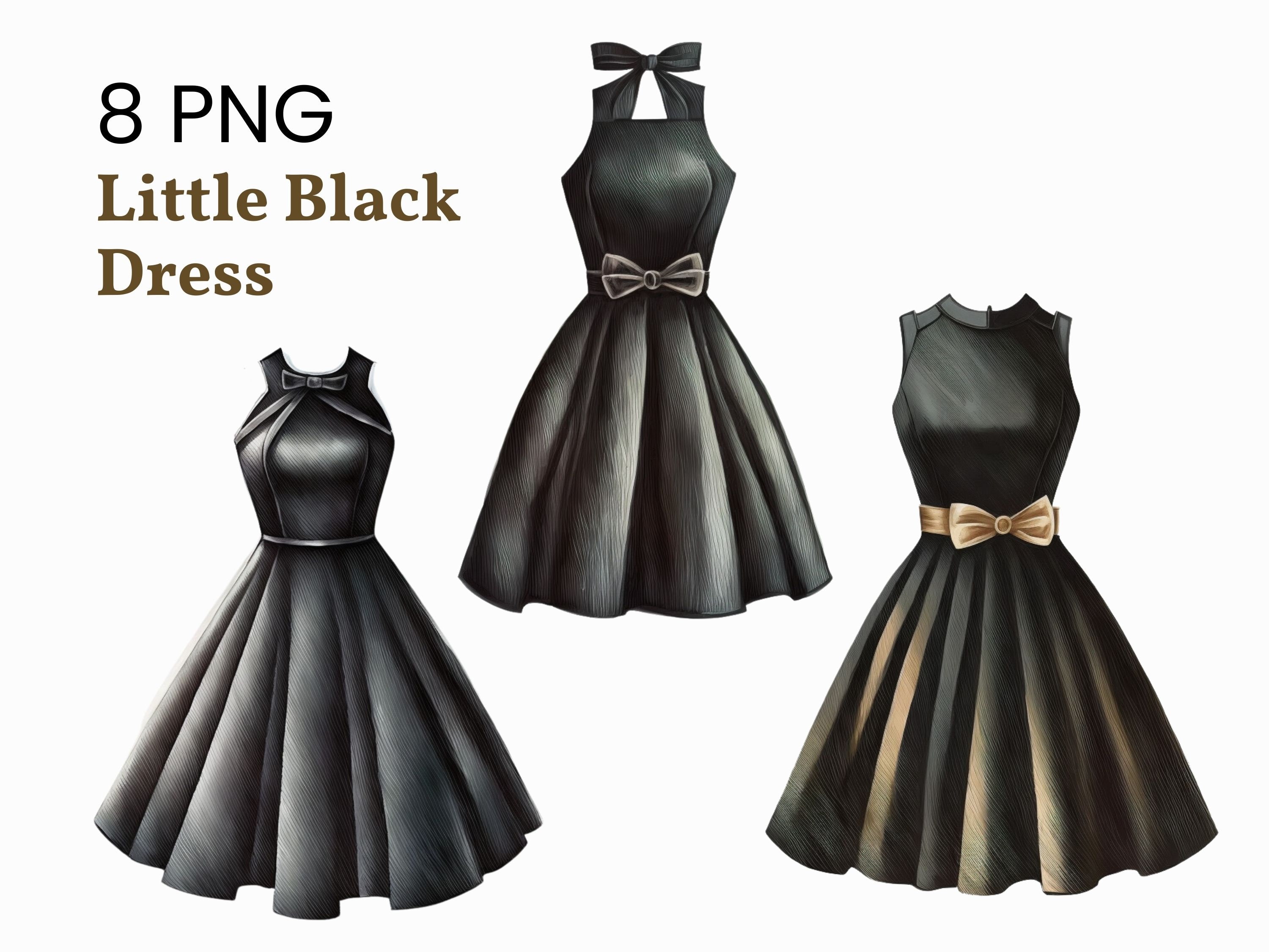 Little black dress - Etsy México, image size:3000x2250