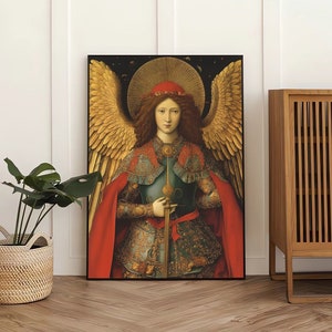 Archangel Art Print: Eclectic Home Wall Decor (Digital Download)
