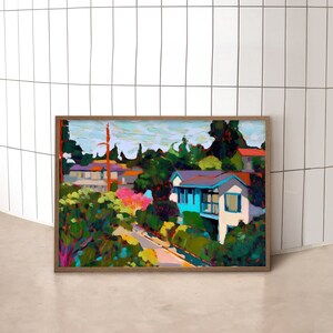 Neighborhood Art Print: Eclectic Home Decor (Digital Download)