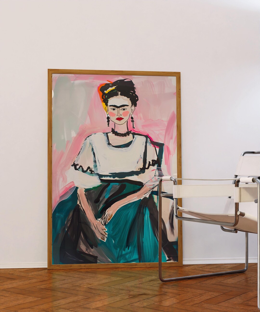 Frida Kahlo Art Print: Modern Mexican Icon, Feminist Wall Art (digital ...
