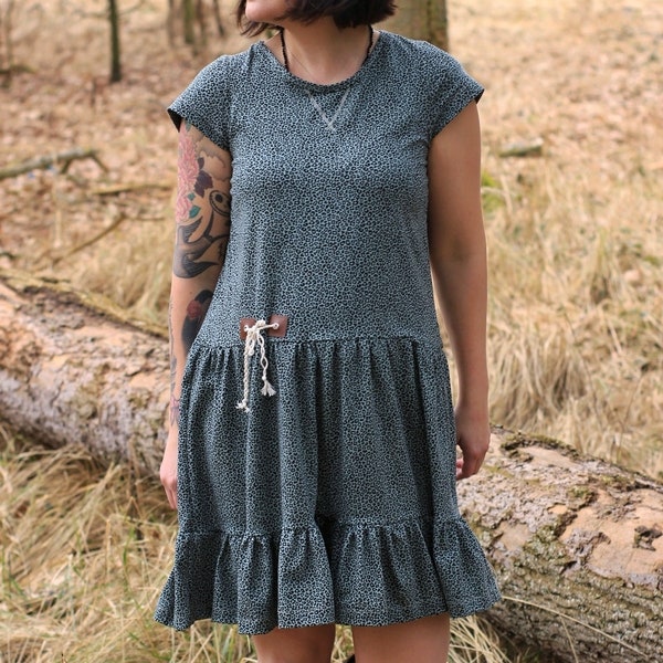 Schnittmuster "Das Hippieding" Kleid Tunika Brustumfang 77 bis 116 cm