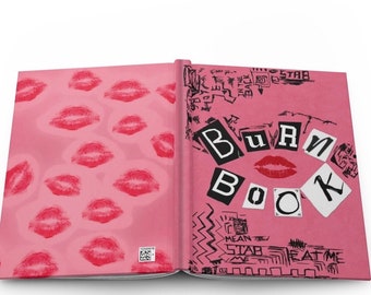 Mean Girls Burn Book Journal Notebook, Mean Girls, Regina George, Gifts for her, Hardcover Journal, burn book.