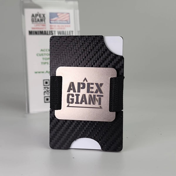 Wallet - Carbon Fiber Tactical Armor Black - APEX GIANT