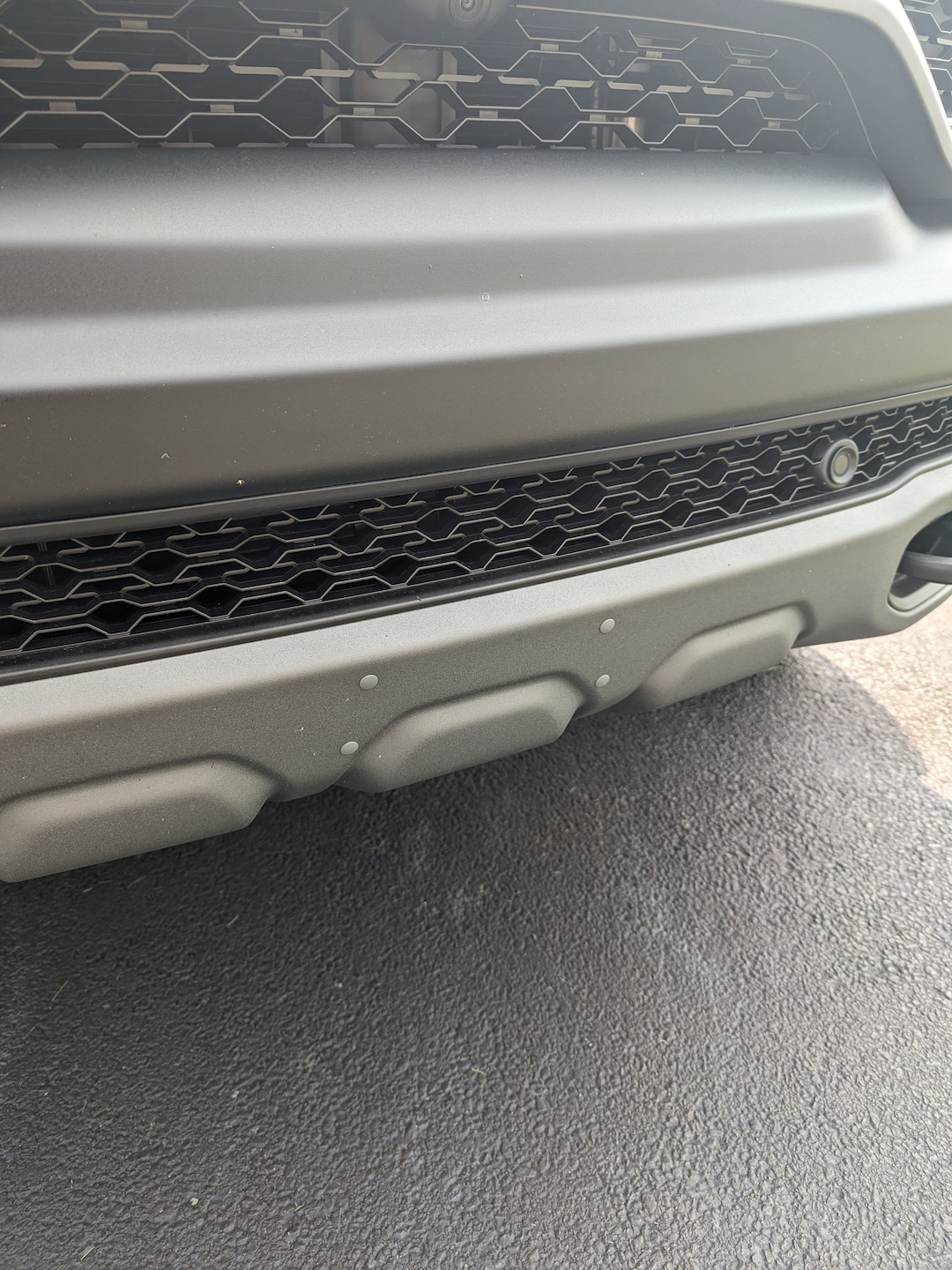 Ram TRX License Plate Hole Plugs Color Matched to Skid Plate Etsy