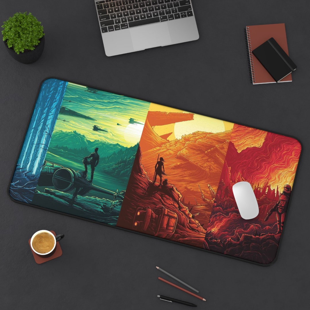 Star Wars Gamer Gaming Mouse Padcustom Mouse Padgaming Desk Etsy