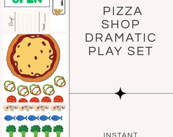 Pizza Shop Dramatic Play Set