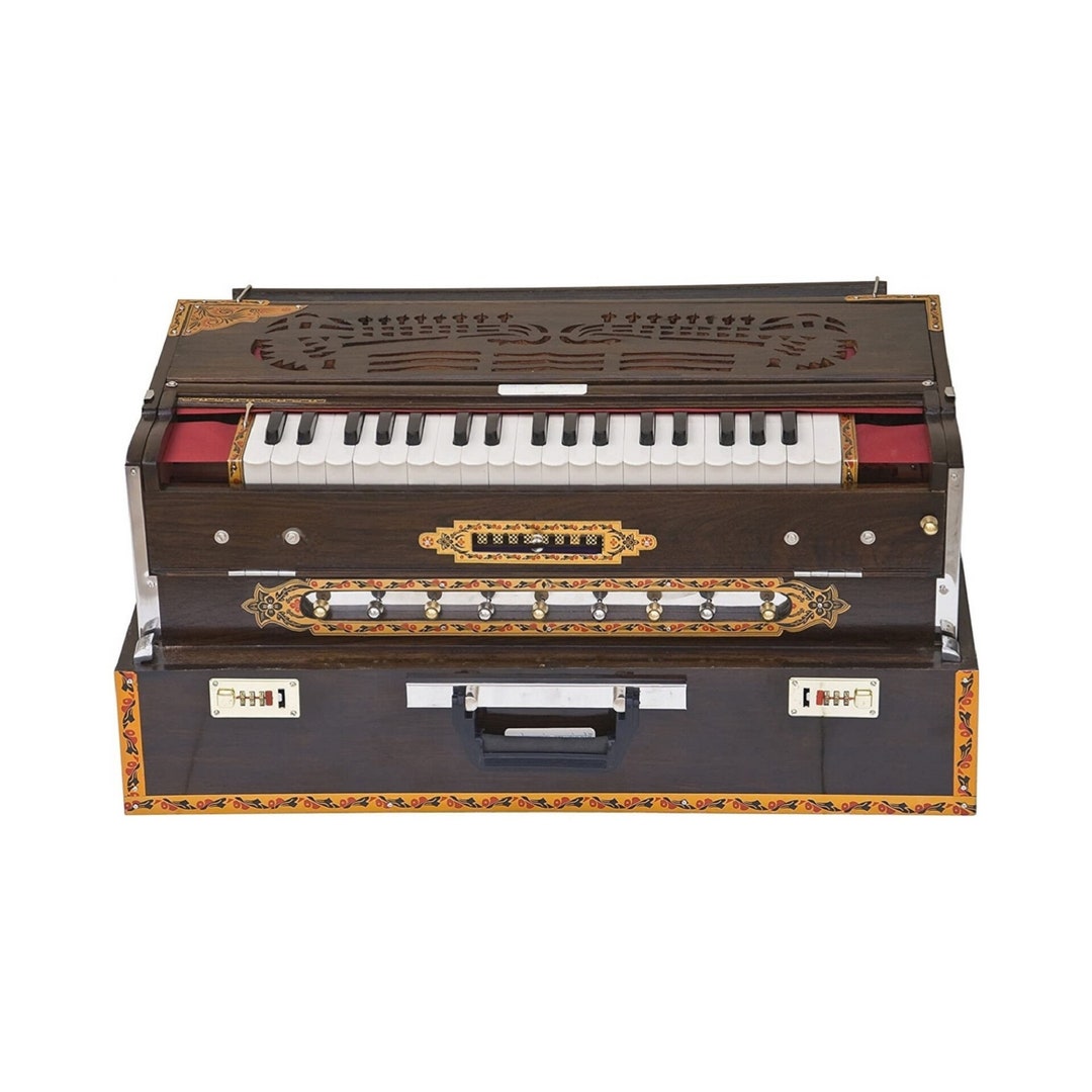 Premium Calcutta Folding Harmonium 440hz 3 Reed and 9 Etsy