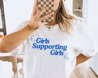 Girls Supporting Girls Tee, Lash Tshirt, Lash Artist Tshirt, Lash Apparel, Lash Artist Gift, Lash Tech, Lash Clothing, Lash Shirt, Lash Gift