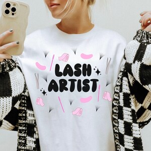 Lash Tshirt, Lash Artist Tshirt, Lash Tech T-shirt, Lash Apparel, Lash Artist Gift, Lash Tech, Lash Clothing, Lash Gift, Lash Artist Merch