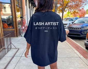 Lash Artist Shirt, Lash Gift for Lash Tech, Lash Apparel Clothing, Lash Artist Comfort Colors Tee, Lash Merch, Lash Artist Tshirt