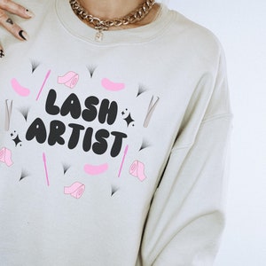 Lash Sweatshirt, Lash Artist Sweatshirt, Lash Artist Gift, Lash Tech Gift, Lash Merch, Lash Artist Apparel, Lash Tools Shirt, Lash Hoodie
