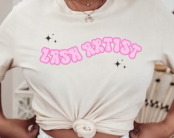 Retro Lash Artist Shirt, Lash Tshirt, Lash Artist Tshirt, Lash Apparel, Lash Artist Gift, Lash Tech, Lash Clothing, Lash Shirt, Lash Gift