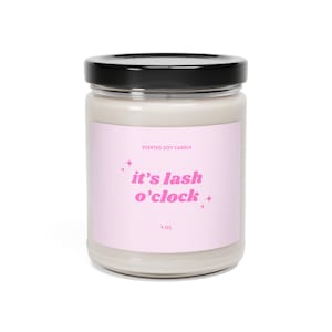 Lash Artist Candle, Lash Artist Gift, Lash Tech Gift, Lash Room Decor, Lash Decor,  Lash Candle, Lash Artist, Lash Decor, Lash Studio