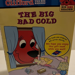 2002 Clifford The Big Bad Cold Book