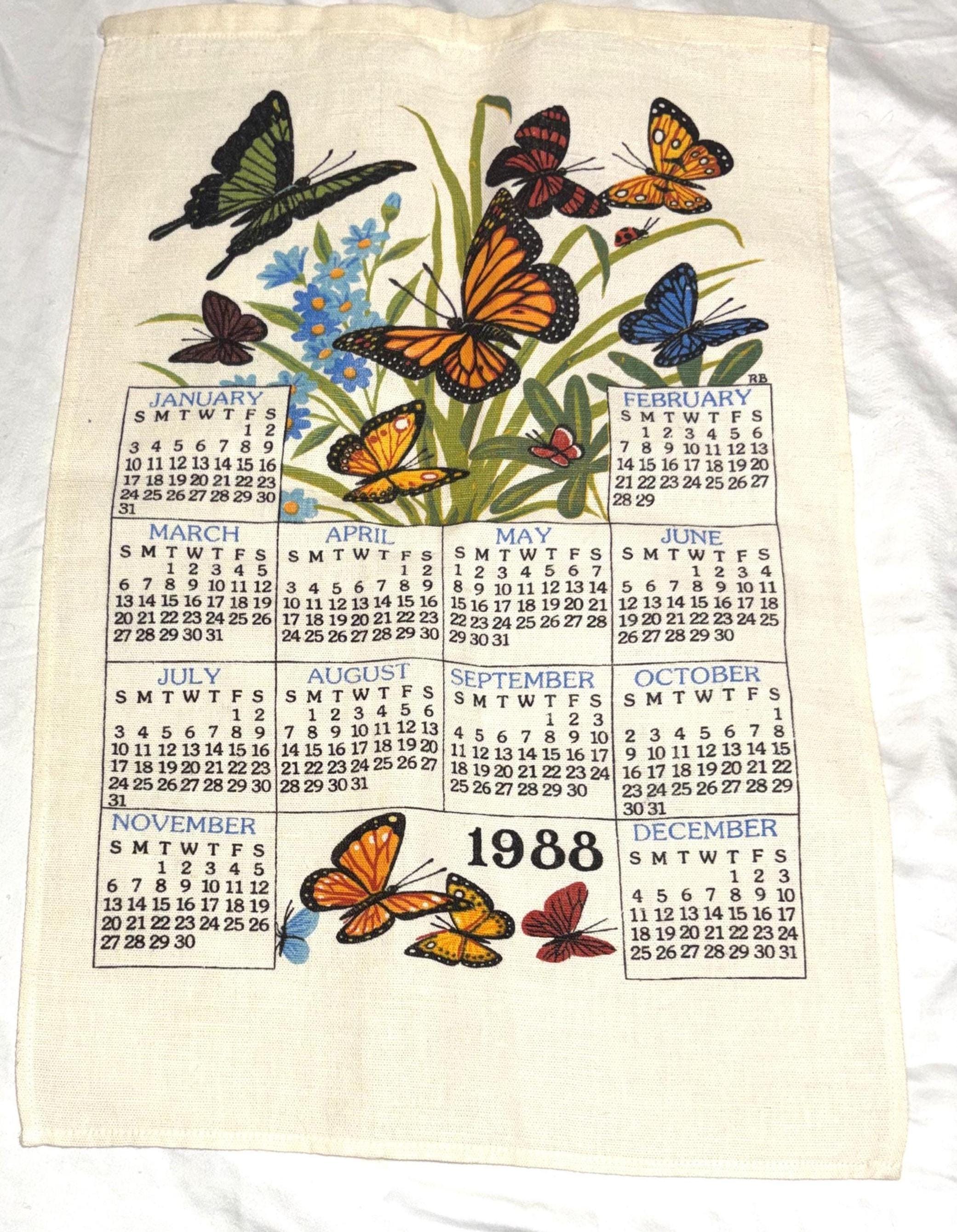 1988 Calendars - Etsy