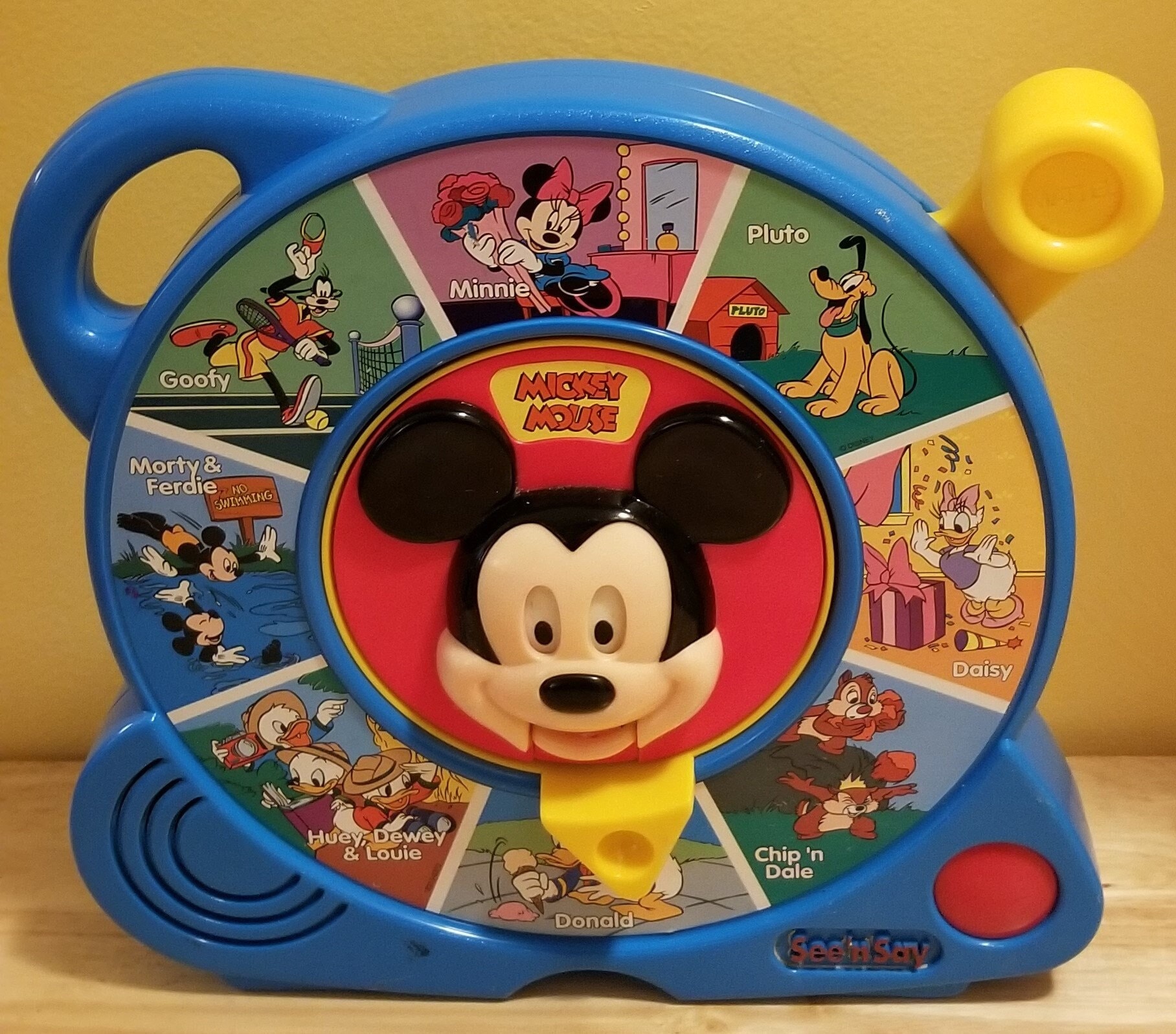 1997 Vintage Mickey Mouse Friends See N Say Toy From Mattel Etsy Canada