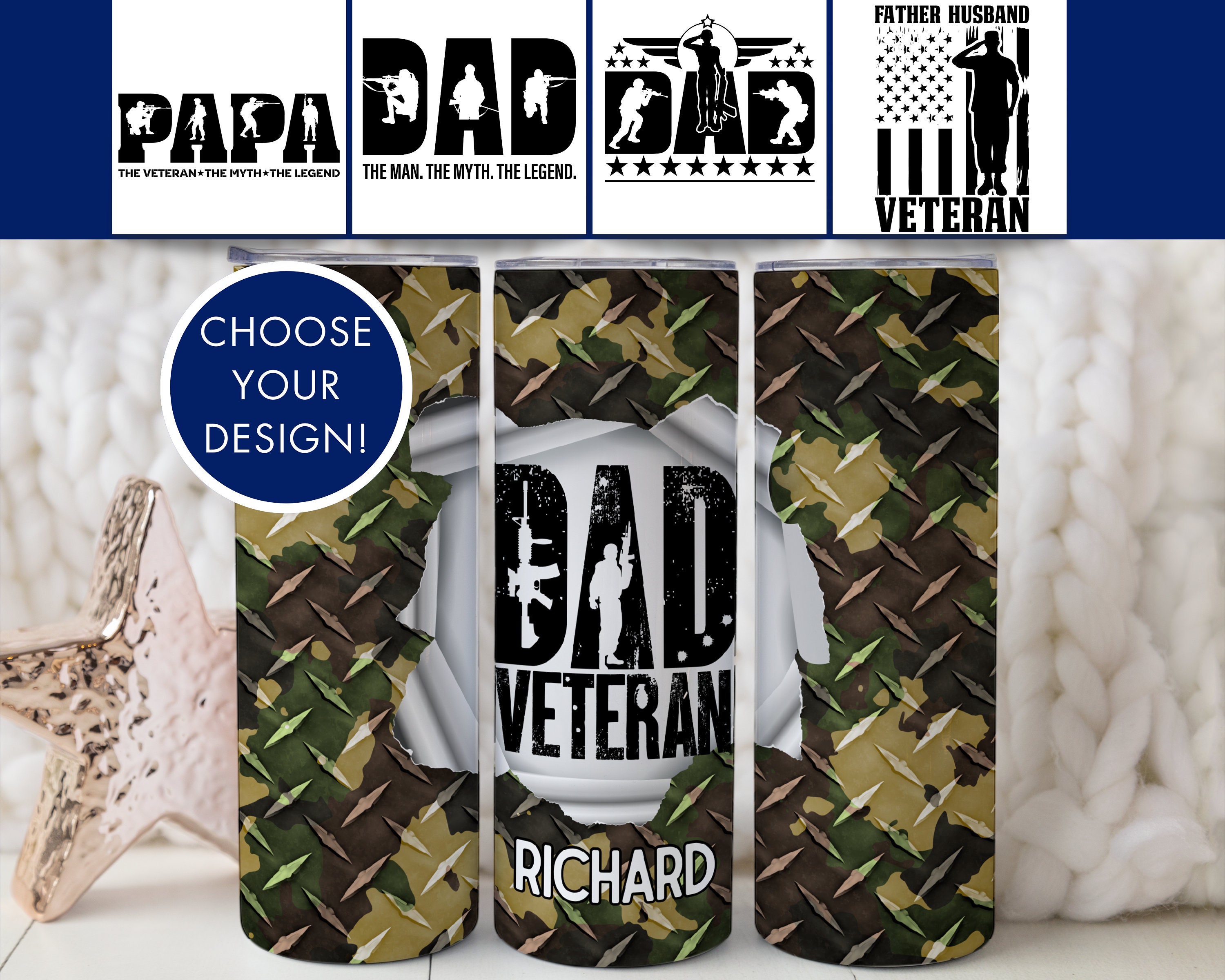 Best Dad Ever First Bump - Personalized Custom Can Cooler Tumbler - Fa – A Gift Customized