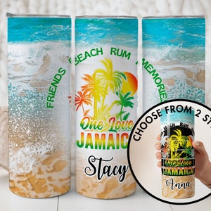 Jamaica Vacation Tumbler, Jamaica Vacation Cups, Family Trip All Inclusive Tumblers, Beach Vacation Dominican Tumblers, Jamaican Cruise Cup
