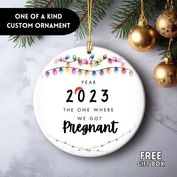 Pregnant Ornament 2023 Etsy