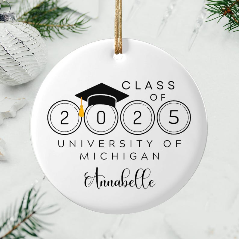 Graduation Ornament, 2024 College Graduation, Grad Gift, Class of 2024