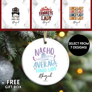 Lunch Lady Christmas Ornament-school Personnel Ornament-car ...