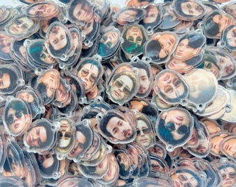 2 cm and 5cm BT 2.0 Faces Acrylic Pendants