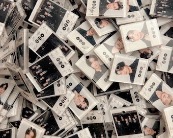 2 cm and 5cm BT Autograph Polaroid Acrylic Pendants