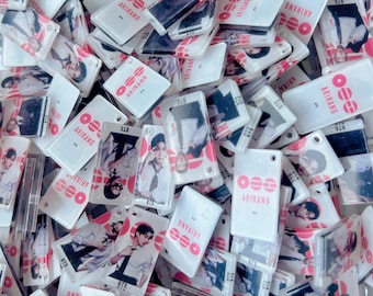 2 cm and 5cm BT White Full Body Acrylic Pendants