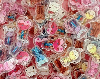 2 cm BT Light Stick Acrylic Pendants