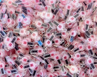 2 cm and 5cm BT Pink Character Lightstick Acrylic Pendants