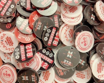 2cm and 4cm BT New Album Circle Acrylic Pendants
